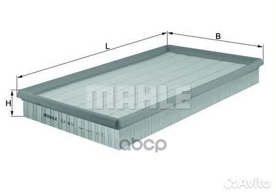 Фильтр воздушный lx614 Mahle/Knecht