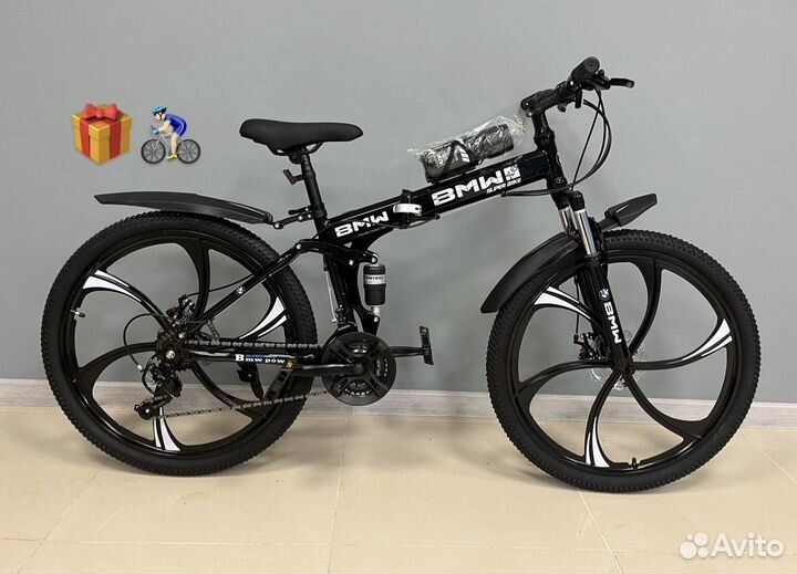 Взрослый велосипед BMW на литых дисках