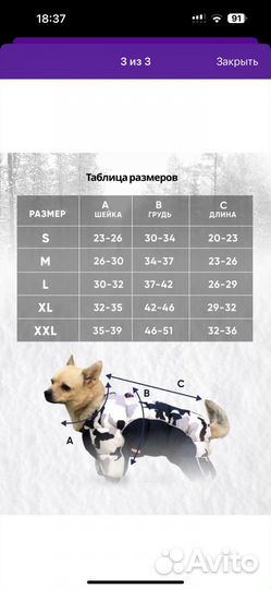 Комбинезон для маленькой собаки