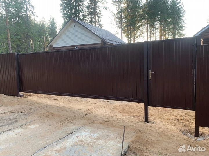 Установка Забора/ Навеса/Ворот/Калиток/Под Ключ