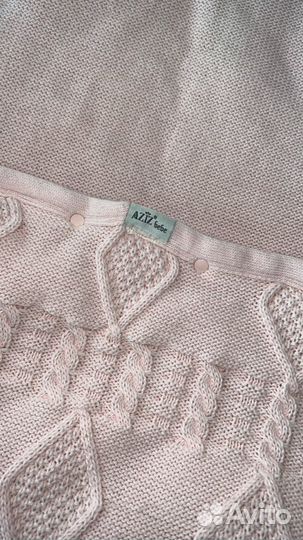 Детский плед конверт розового цвета