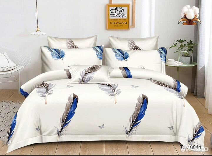 Постельное белье новое страйп-сатин