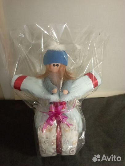 Памперсы подарок для новорожденных