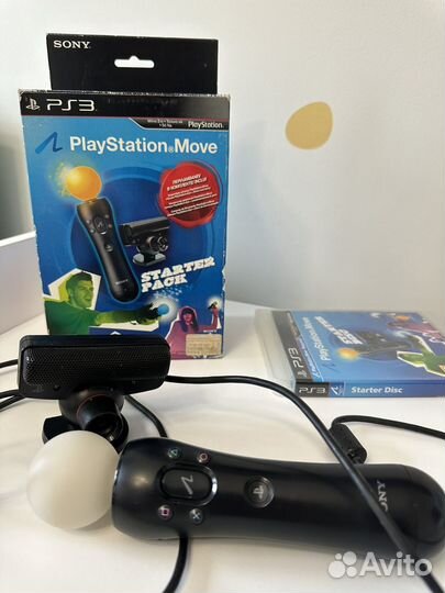 Контроллер Move для ps4-ps3 c камерой комплект