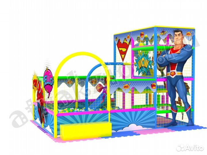 Детский игровой лабиринт