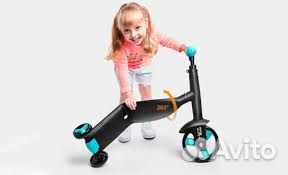 Самокат-беговел перевёртыш Nadle 3 в 1