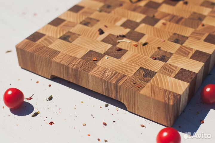 Доска разделочная торцевая, средняя