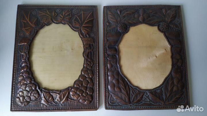 Рамки для фото паспарту СССР чеканка фоторамка