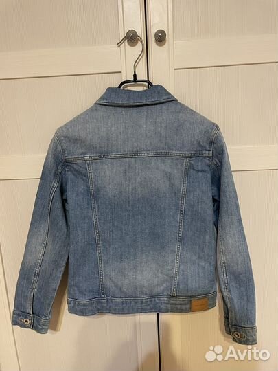 Джинсовая куртка zara для девочки 140см