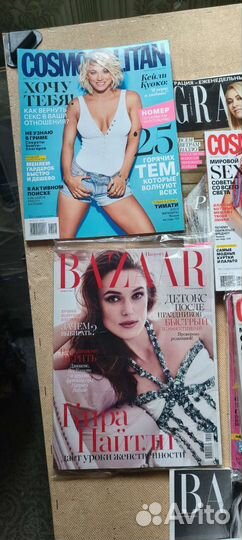 Журналы cosmopolitan, bazaar и др