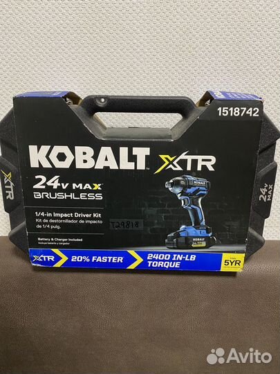 Kobalt XTR 24-Volt Max 1/4-in Brushless Impact