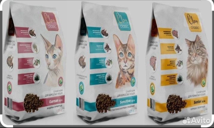 Сухой корм Clan classik