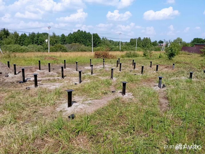 Свайно винтовой фундамент