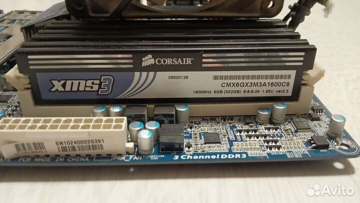 Комплект материнская плата проц и оператива