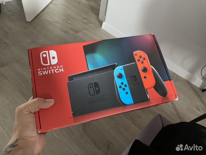 Коробка Nintendo switch 2-я ревизия