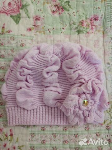 Шапка на девочку 2-3 года