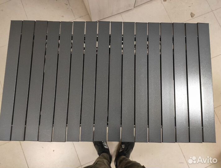 Туристический складной стол реечный 120см