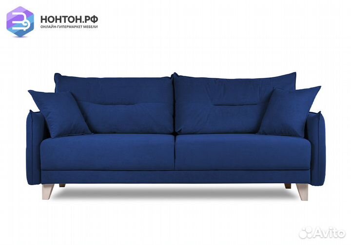 Диван пантограф Велс тёмно-синий