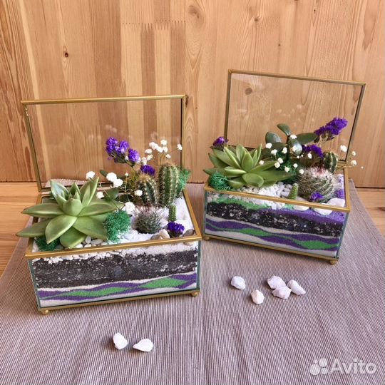 Флорариум “Садик в шкатулке» в наличии