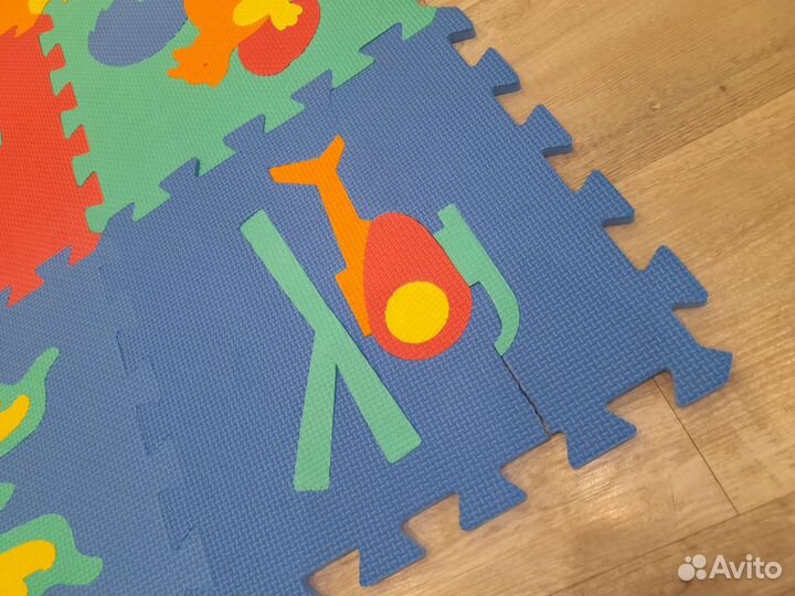 Детский коврик для ползания пазл