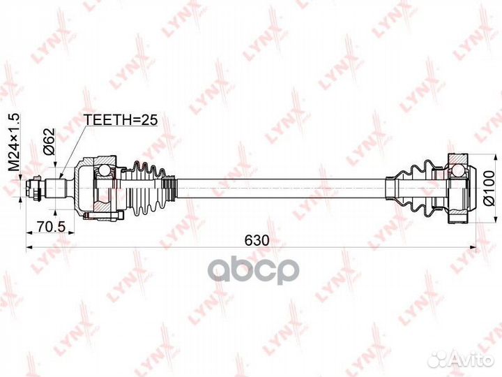 Привод в сборе mercedes-benz C180-230(W202) 94