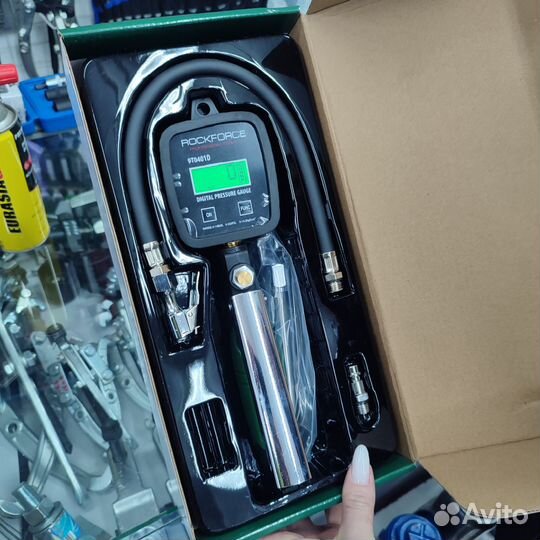 Пистолет для подкачки шин с цифровым манометром