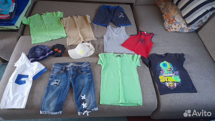 Детские вещи пакетом на мальчика, 6-8лет