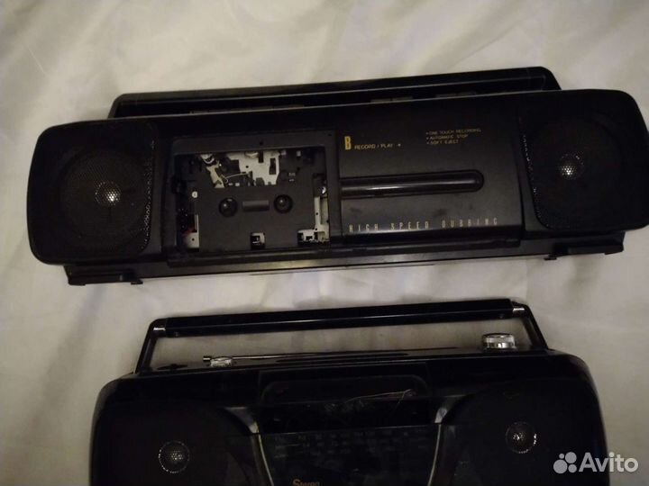 Магнитолы двухкассетные + радио FM