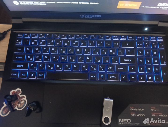 Мощный Игровой Ноутбук Ardor gaming Neo