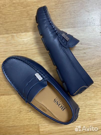 Мокасины детские boss 32 размер для мальчика