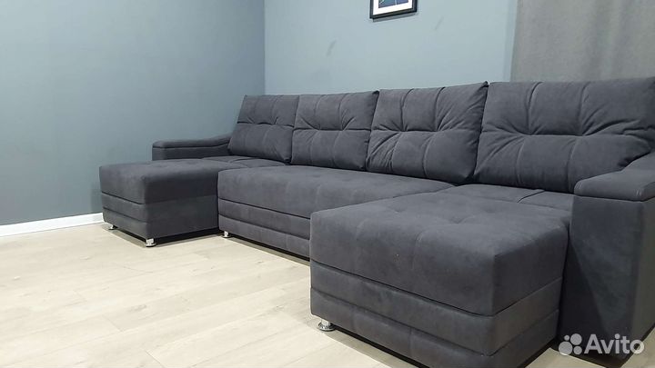 П образный диван