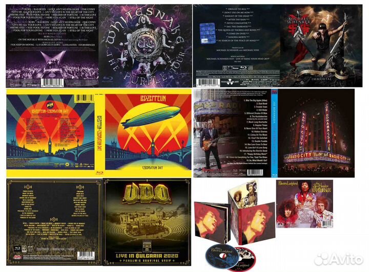 CD DVD Jazz / Rock / Pop / Made in Europe 2 ч