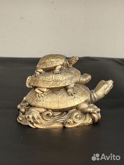 Статуэтка Три черепахи 7,5 х 12 см