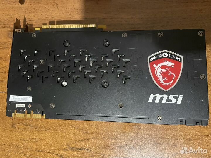 Msi gtx 1070 на запчасти