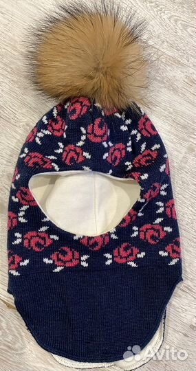 Шапка зимняя для девочки 48 50