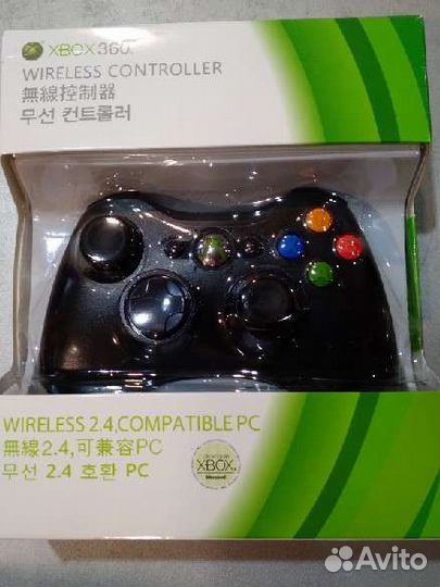 Джойстик Геймпад xbox 360 беспроводной новый
