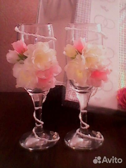 Свадебные бокалы разные