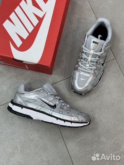 Кроссовки nike p 6000 metallic silver