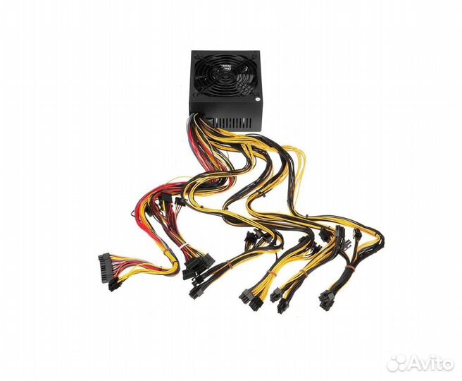 Тихий блок питания 1800Вт для майнинга