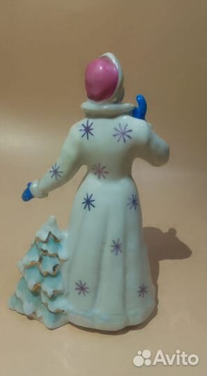 Фарфоровая статуэтка Снегурочка. Дулево