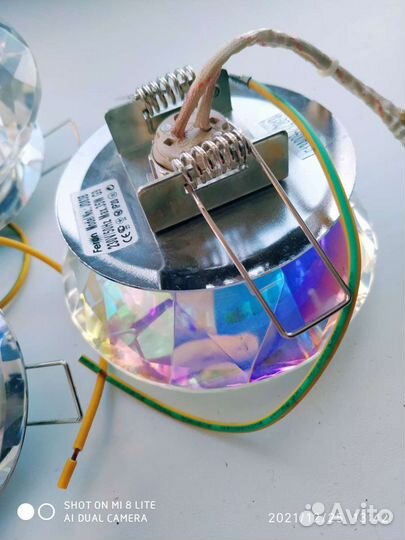 Светильники встраиваемые, б.у 3 шт