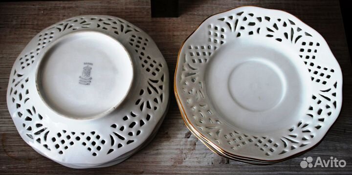 Чайный Кофейный набор Птицы 6 пар Bavaria Schumann