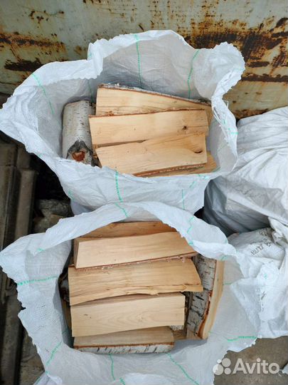 Дрова березовые в мешках