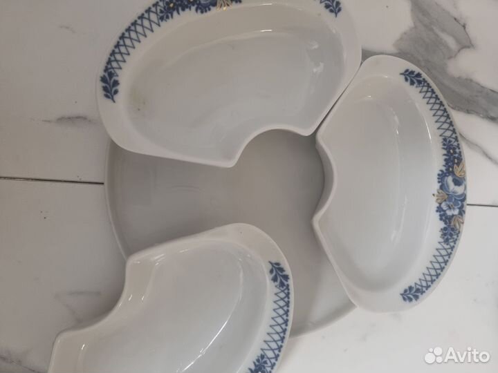 Менажница фарфоровая