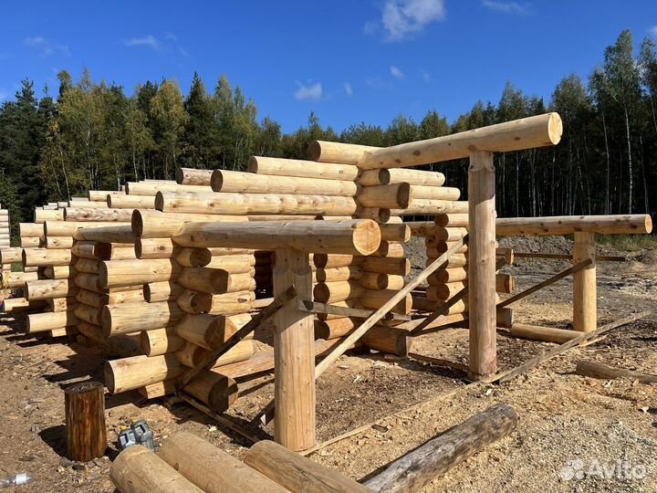 Готовый сруб бани из кедра