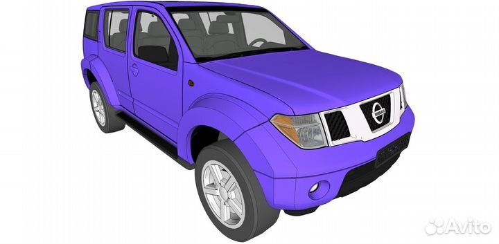 Nissan Pathfinder r51 (Расширители кол. арок 40мм)