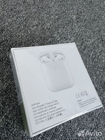 Airpods 2 с беспроводной зарядкой Premium новые