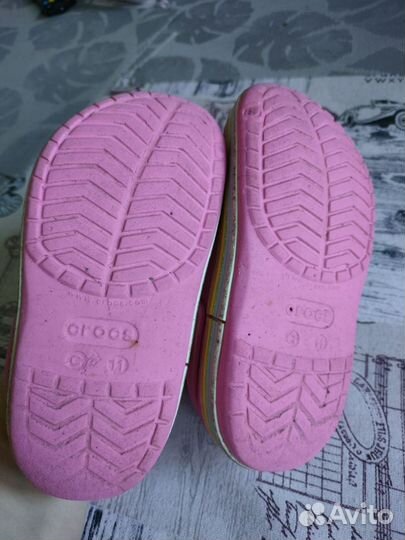 Crocs резиновые сандали бронь на все