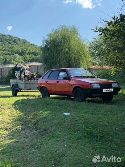 ВАЗ 2109 1.3 МТ, 1988, битый, 50 000 км