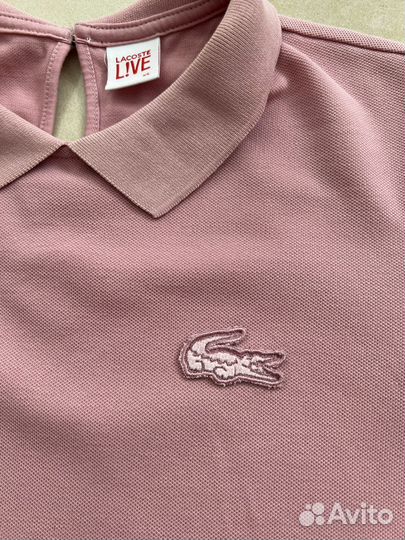 Lacoste polo женское xs оригинал